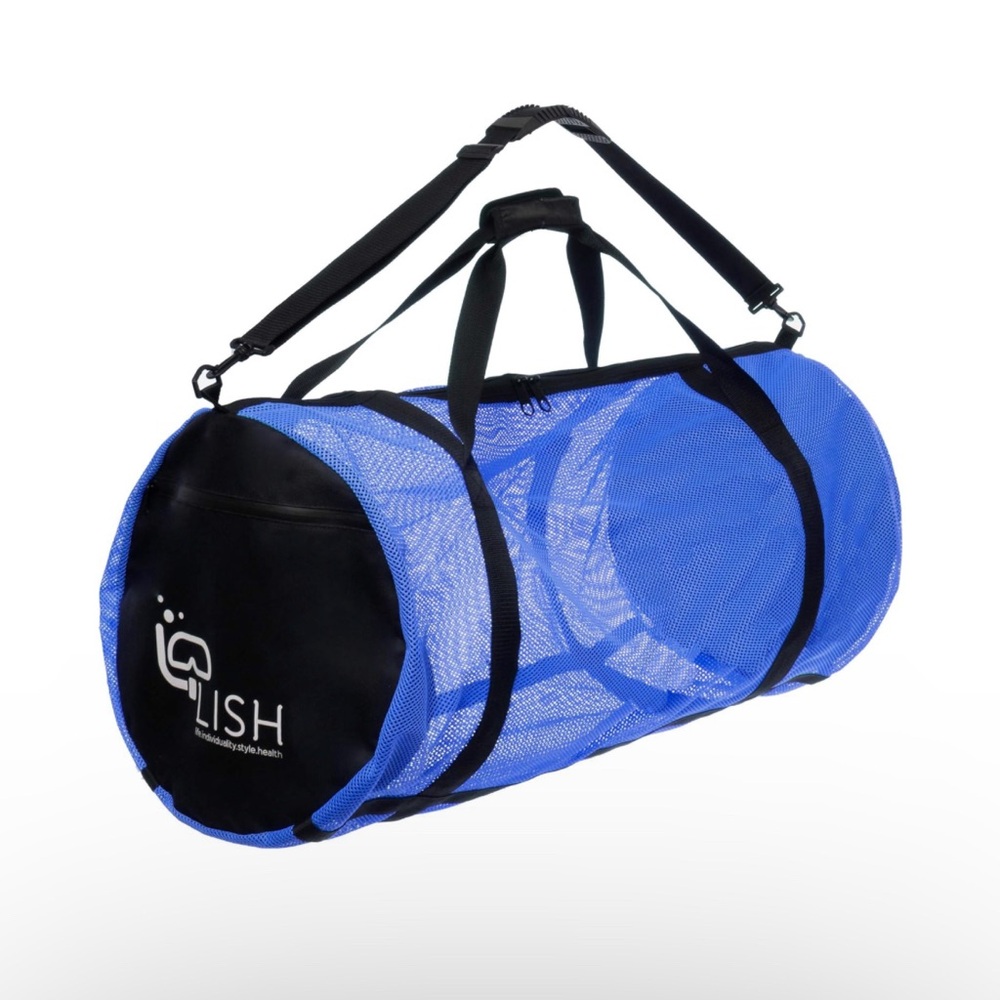 LISH mesh scuba lake fishing beach gear Xtra Large duffel